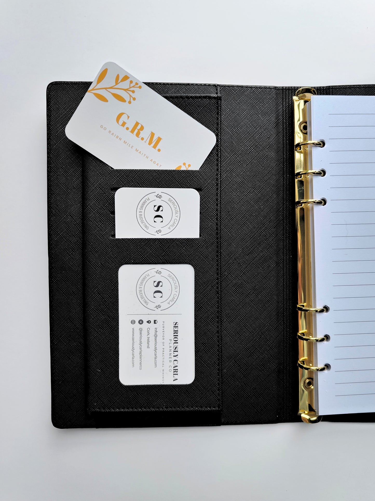Midnight Black Mary Oliver A5 Refillable Notebook image 3