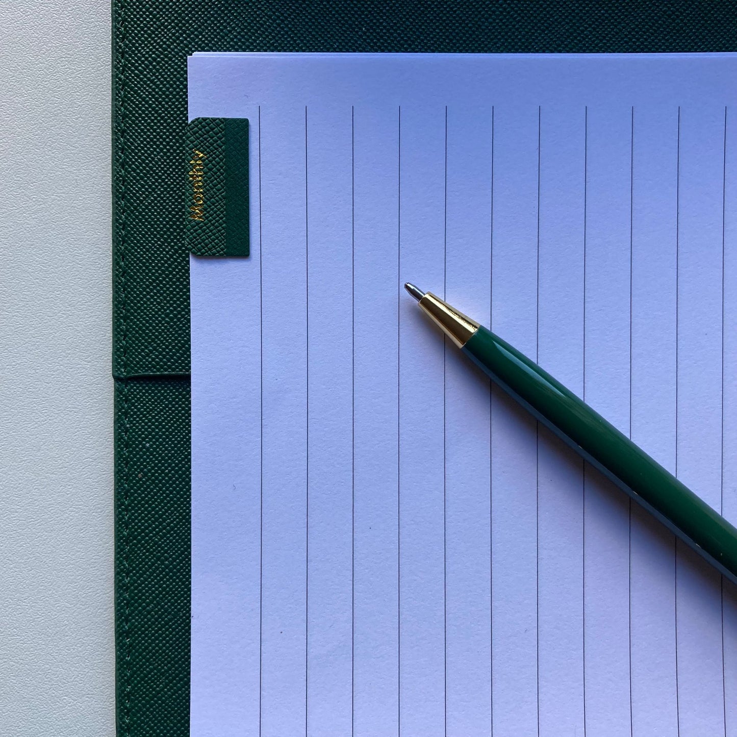 Vegan Leather tab divider stickers for planners image 1